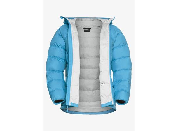 JW Ather Down Hoody W Rds Lys blå XS Jack Wolfskin Dunjakke til dame 