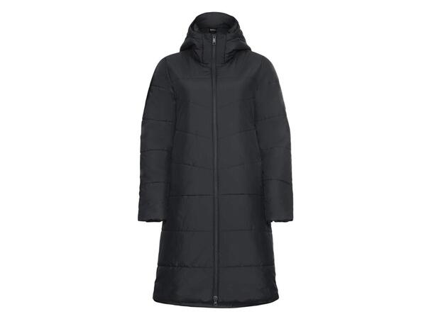 JW Deutzer Coat W Sort XS Jack Wolfskin Varm Lang Dame Parkas 