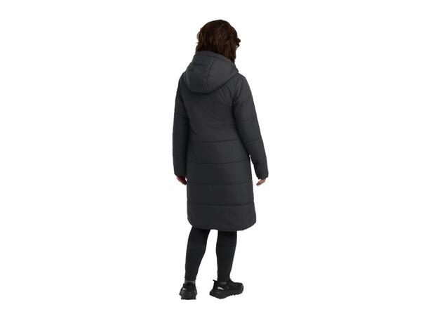 JW Deutzer Coat W Sort XS Jack Wolfskin Varm Lang Dame Parkas 