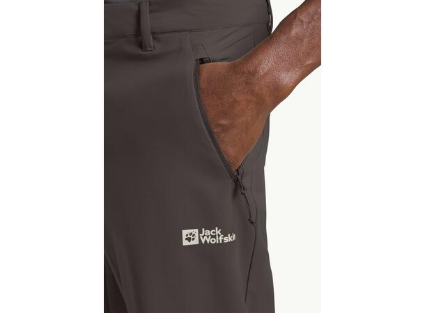 JW Pico Trail Pants M Mørk grå 50R Jack Wolfskin turbukser for menn 