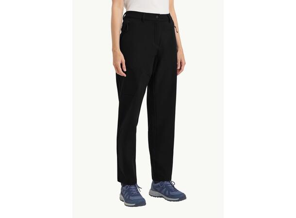 JW Pico Trail Pants W Sort 44R Jack Wolfskin Turbukse til dame 