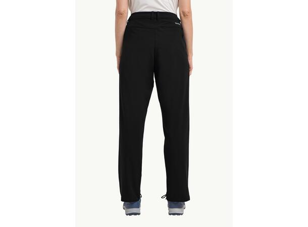 JW Pico Trail Pants W Sort 44R Jack Wolfskin Turbukse til dame 