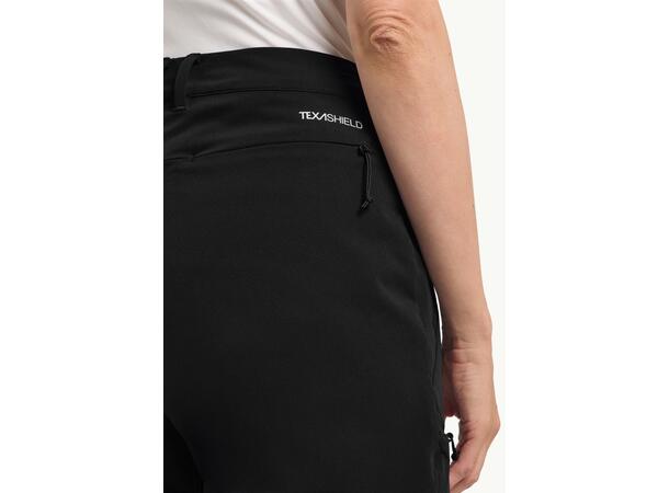 JW Pico Trail Pants W Sort 44R Jack Wolfskin Turbukse til dame 