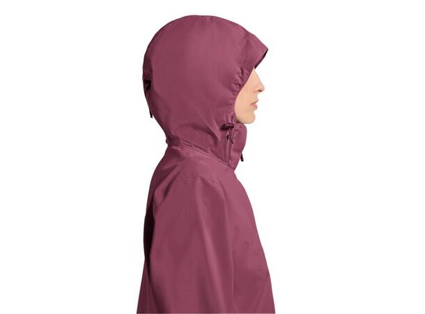 JW Trailtime 2L Jkt W Burgunder XS Jack Wolfskin Skalljakke til dame 