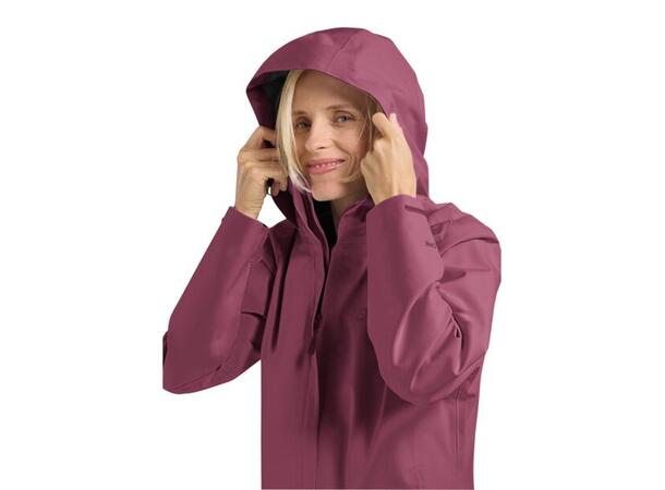 JW Trailtime 2L Jkt W Burgunder XS Jack Wolfskin Skalljakke til dame 