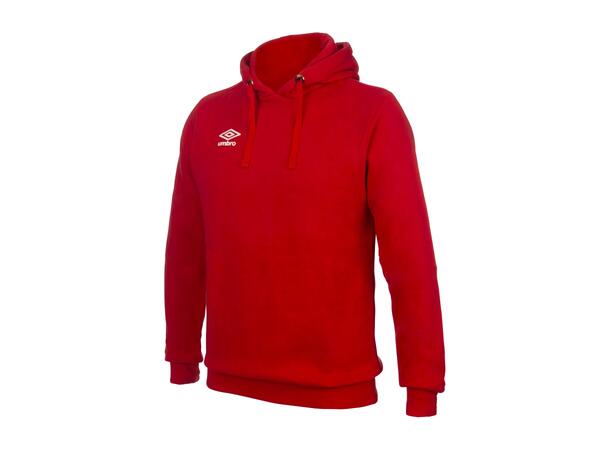UMBRO Basic Hood jr Rød 116 Hettegenser med liten logo 