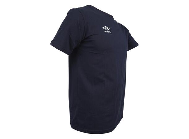 UMBRO Basic Tee jr Marine 116 Rundhalset t-skjorte i bomull 