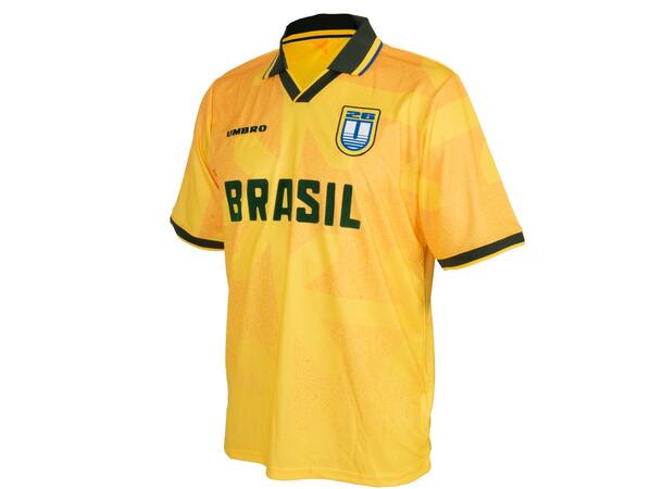 UMBRO Brazil Jersey Gul 3XL Retro fotballskjorte 