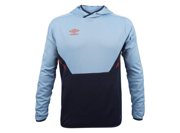 UMBRO Core Tech Hoodie Lys blå XS Hettegenser i resirkulert polyester 