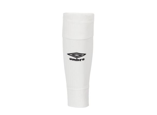UMBRO Footless Sock Hvit XL Fotballstrømpe uten fot 