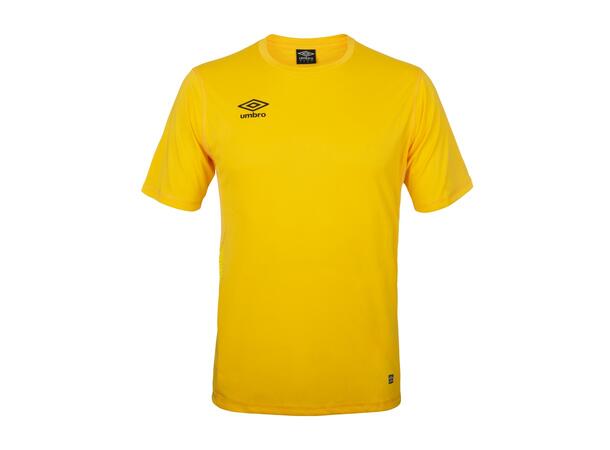 UMBRO Liga SS Jersey jr Gul 116 Spillertrøye i resirkulert kvalitet JR 