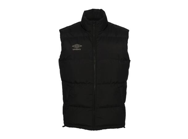 UMBRO Padded Vest Sort XS Vattert vest 
