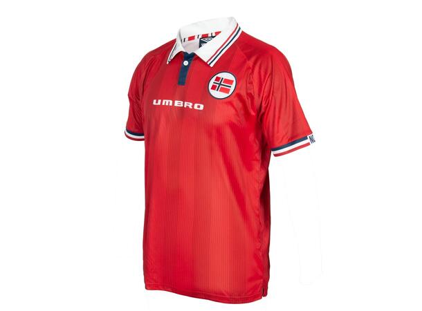 UMBRO Retro VM-98 Rød XS Retro fotballskjorte Norge 
