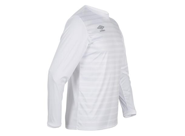 UMBRO Sublime LS Jersey jr Hvit 140 Langermet sublimert spillertrøye 