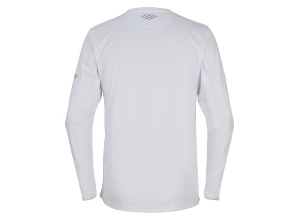 UMBRO Sublime LS Jersey jr Hvit 140 Langermet sublimert spillertrøye 