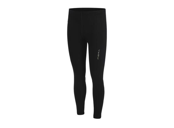 FIBRA Sync Long Tights Warm Jr Sort 128 varm tights med børstet innside 