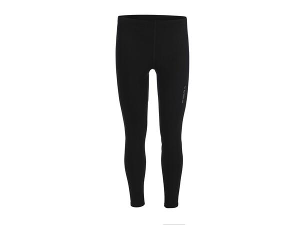 FIBRA Sync Long Tights Warm Jr Sort 128 varm tights med børstet innside 