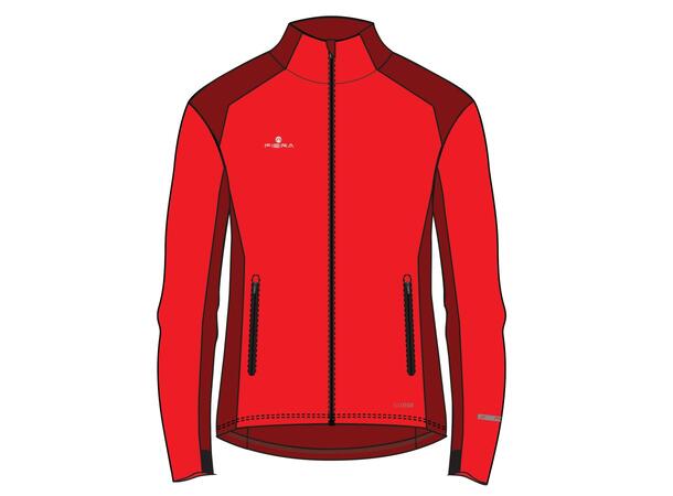 FIBRA Trn Jacket Warm W Rød XS Treningjakke til dame 