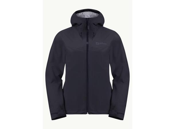 JW Highest Peak 3L Jkt W Grå S Jack Wolfskin Skalljakke til dame 