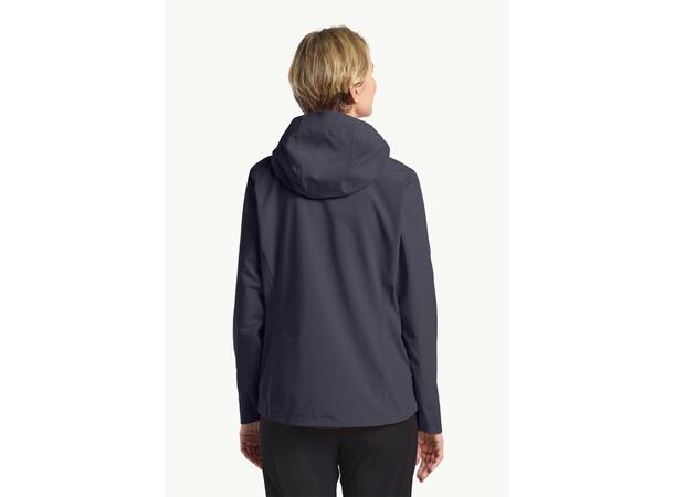 JW Highest Peak 3L Jkt W Grå S Jack Wolfskin Skalljakke til dame 