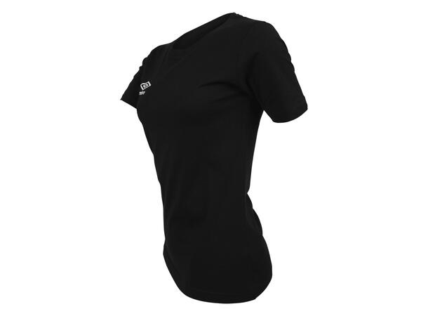 UMBRO Basic Tee W Sort 36 Rundhalse t-skjorte i bomull 