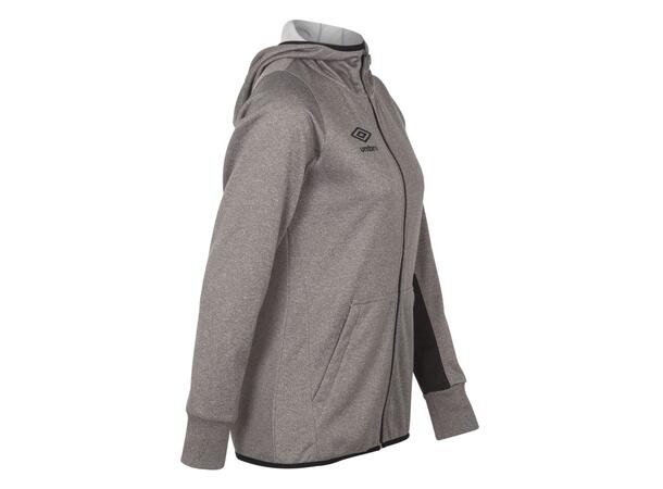 UMBRO Core Tech Hood Zip W19 Mørk grå 34 Hettejakke med glidelås til dame 