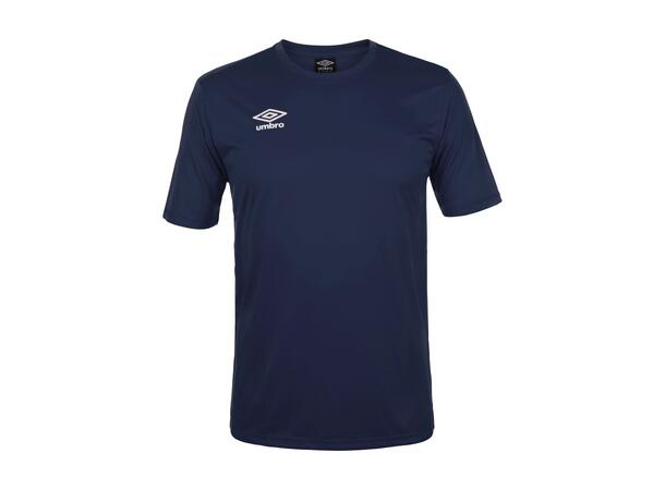 UMBRO Cup SS Jersey jr Marine 140 Spillertrøye i 100% polyester 