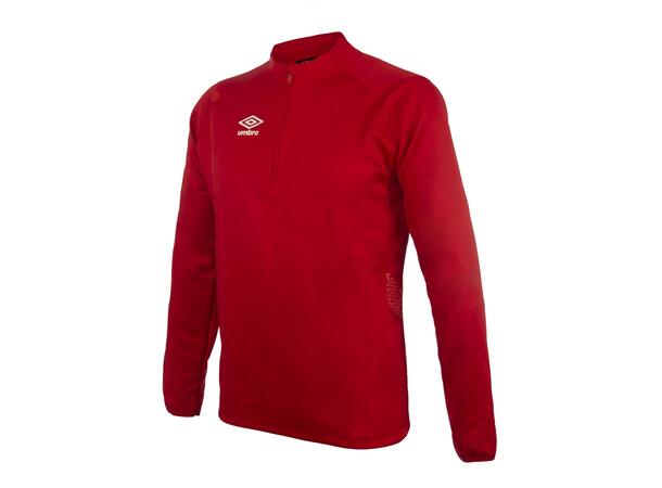 UMBRO Liga Half Zip jr Rød 116 Treningsgenser med glidelås til junior 