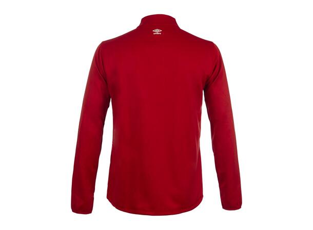 UMBRO Liga Half Zip jr Rød 116 Treningsgenser med glidelås til junior 