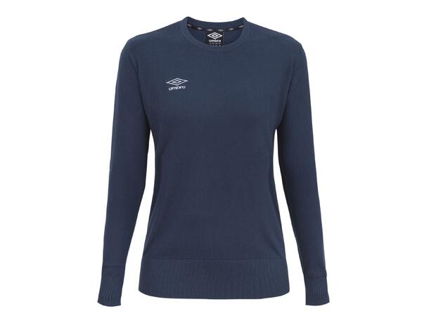 UMBRO Marie Knitted Sweat W Mørk blå 36 Tynn, finstrikket fritidsgenser 