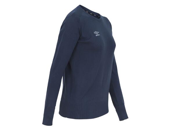 UMBRO Marie Knitted Sweat W Mørk blå 36 Tynn, finstrikket fritidsgenser 