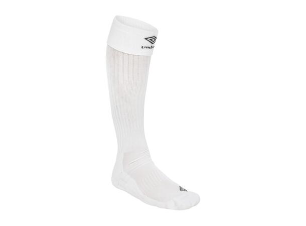 UMBRO UX Elite Fotb.Str Hvit/Sort 30-34 Solide fotballstrømper - god passform 