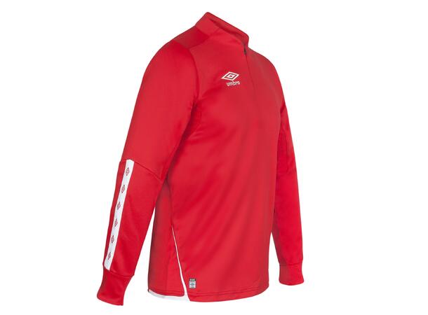 UMBRO UX Elite Half Zip Rød/Hvit XS Treningsgenser med glidelås 