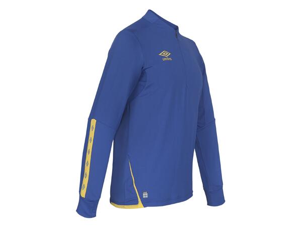 UMBRO UX Elite Half Zip j Blå/Gul 128 Treningsgenser med glidelås 