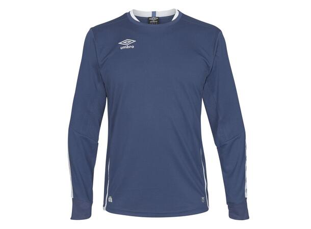 UMBRO UX Elite LS Jsy j Marine/Hvit 164 Flott langermet spillertrøye 