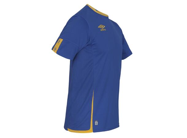 UMBRO UX Elite SS Jsy Blå/Gul 3XL Flott kortermet spillertrøye 