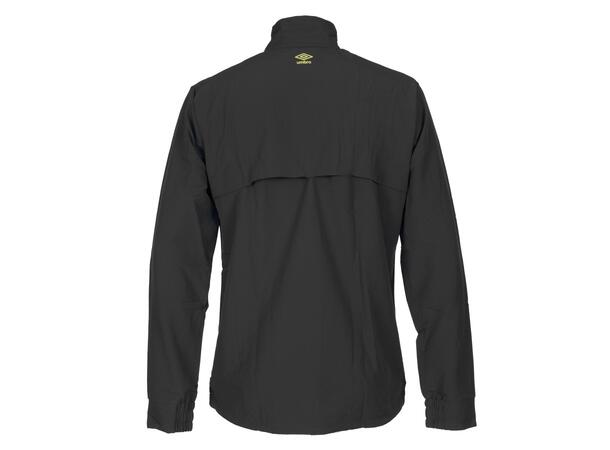 UMBRO UX Pro Trn Jkt Jr Sort/Gul 116 Lett treningsjakke, normal passform. 