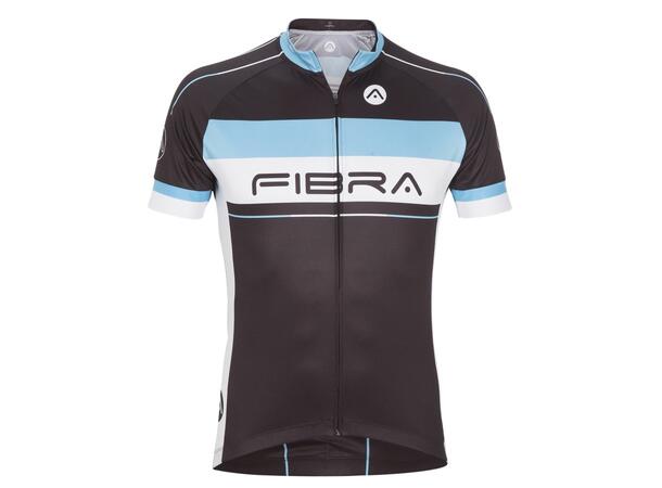 FIBRA Elite Bike Ss Jersey jr Sort 128 Sykkeltrøye i pustende stretch 