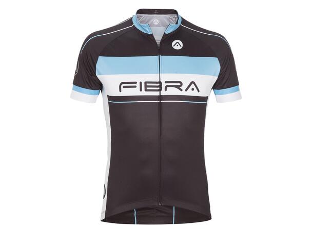 FIBRA Elite Bike Ss Jersey jr Sort 128 Sykkeltrøye i pustende stretch 