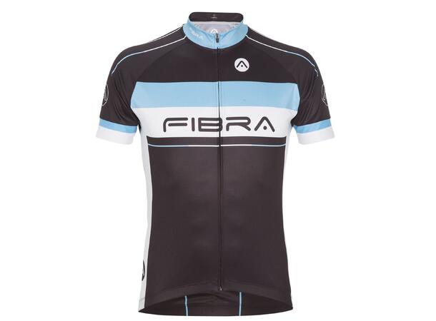 FIBRA Elite Bike Ss Jersey jr Sort 128 Sykkeltrøye i pustende stretch 