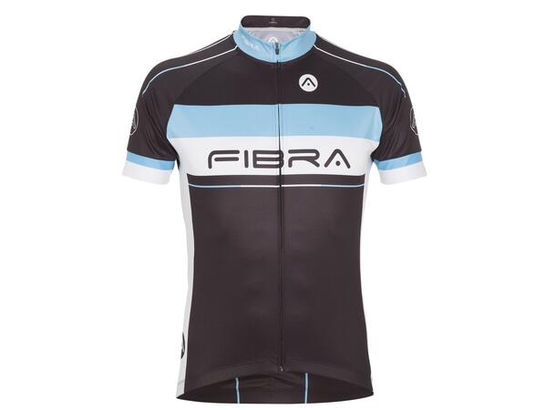 FIBRA Elite Bike Ss Jersey jr Sort 128 Sykkeltrøye i pustende stretch 