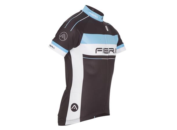 FIBRA Elite Bike Ss Jersey jr Sort 128 Sykkeltrøye i pustende stretch 