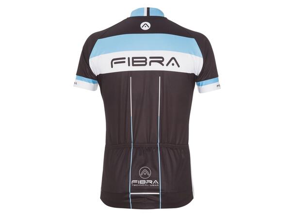 FIBRA Elite Bike Ss Jersey jr Sort 128 Sykkeltrøye i pustende stretch 