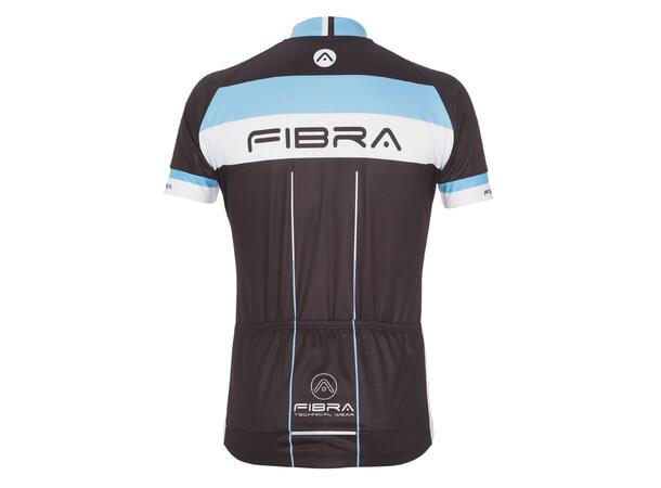 FIBRA Elite Bike Ss Jersey jr Sort 128 Sykkeltrøye i pustende stretch 