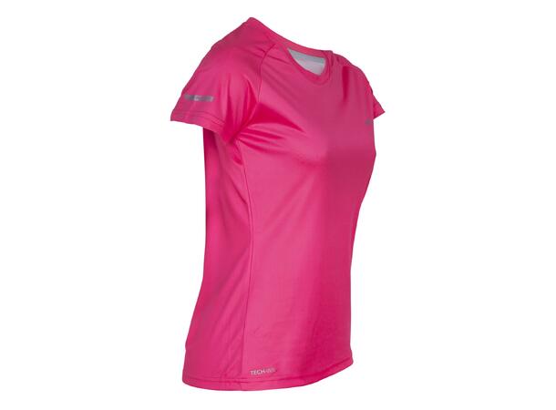 FIBRA Sync Logo Tee W Rosa XS Lett komfortabel T-skjorte for dame 