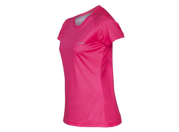 FIBRA Sync Logo Tee W Rosa XS Lett komfortabel T-skjorte for dame 
