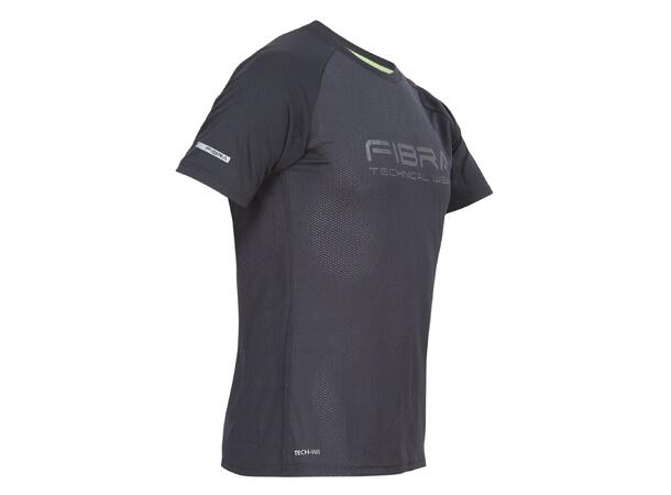 FIBRA Xtrm Tee Sort S Lett og luftig trøye med smal passform 