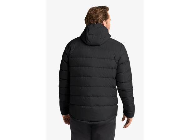 JW Ather Down Hoody M Rds Sort S Jack Wolfskin Lett dunjakke med hette 