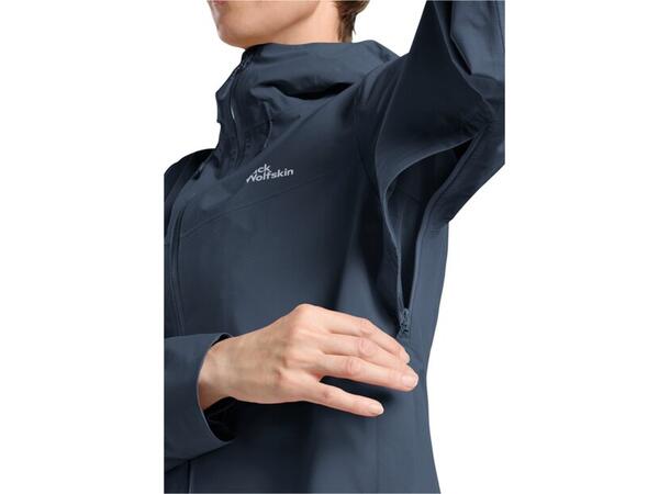 JW Highest Peak 3L Jkt W Marine XS Jack Wolfskin Skalljakke til dame 
