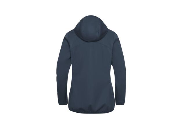 JW Windhain Hoody W Marine M Jack Wolfskin Softshell hettejakke dame 